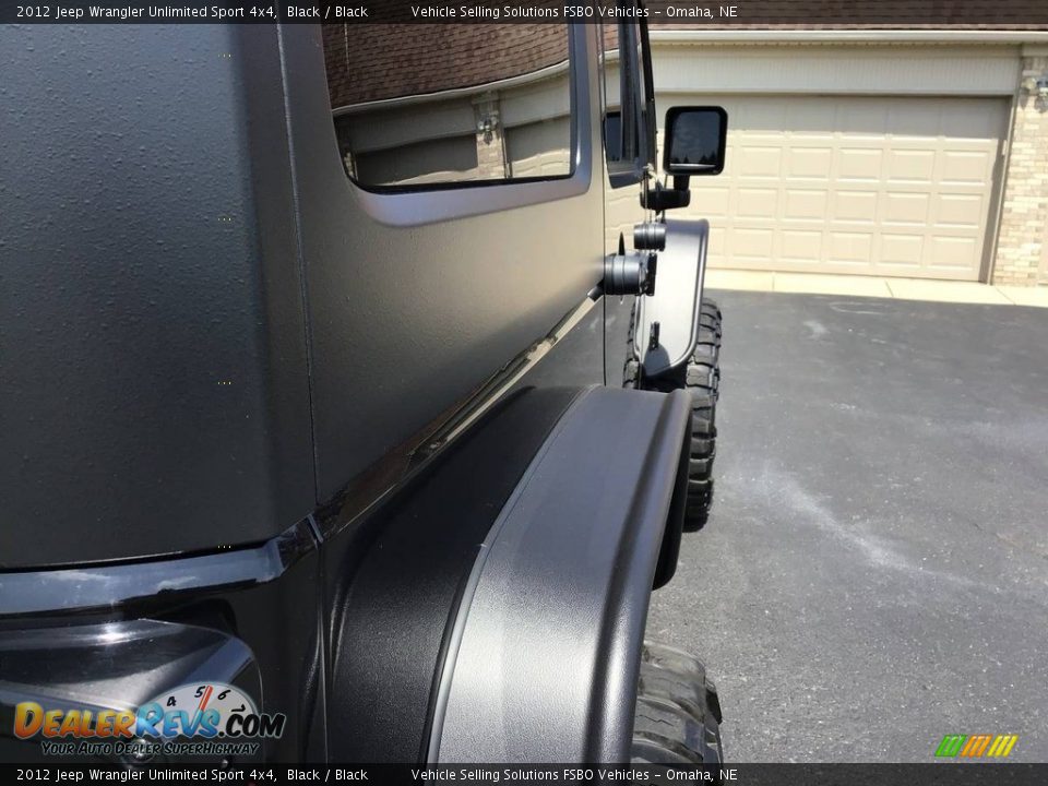 2012 Jeep Wrangler Unlimited Sport 4x4 Black / Black Photo #18