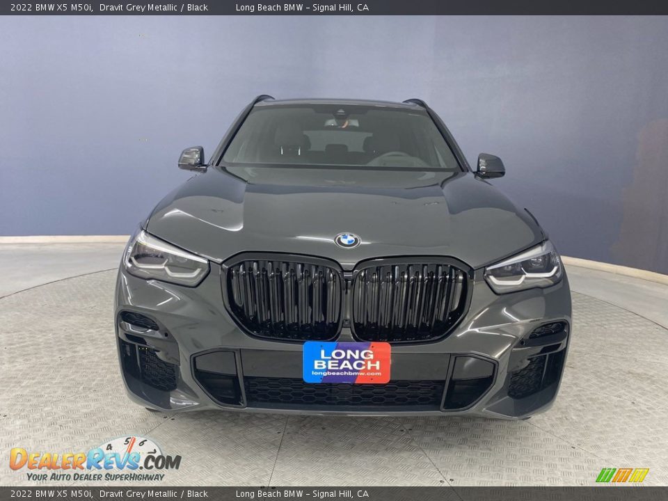 2022 BMW X5 M50i Dravit Grey Metallic / Black Photo #2