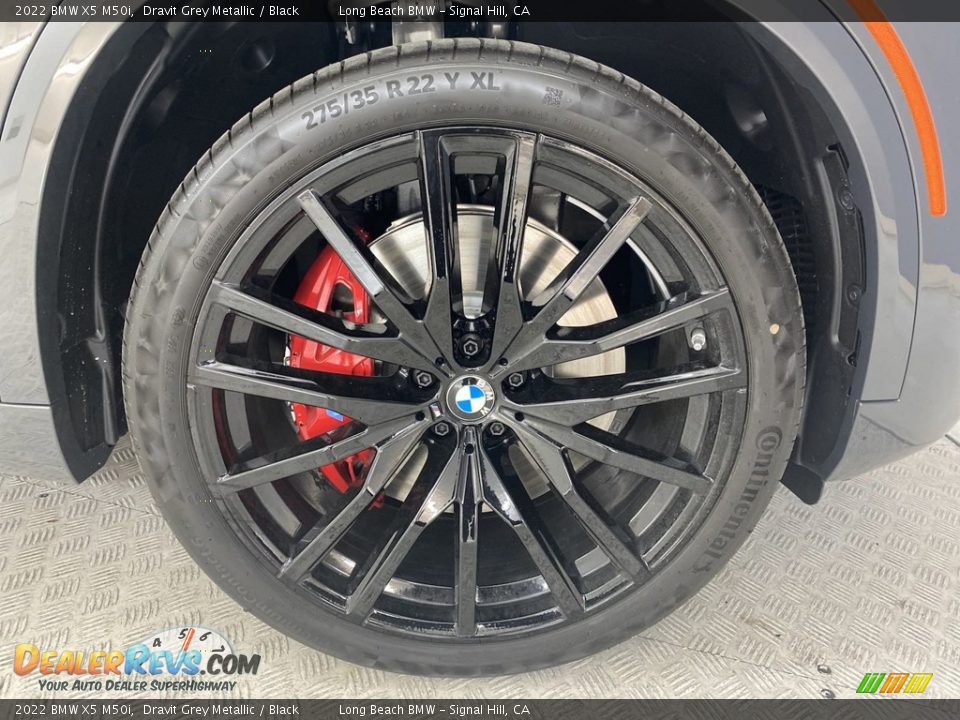 2022 BMW X5 M50i Dravit Grey Metallic / Black Photo #3