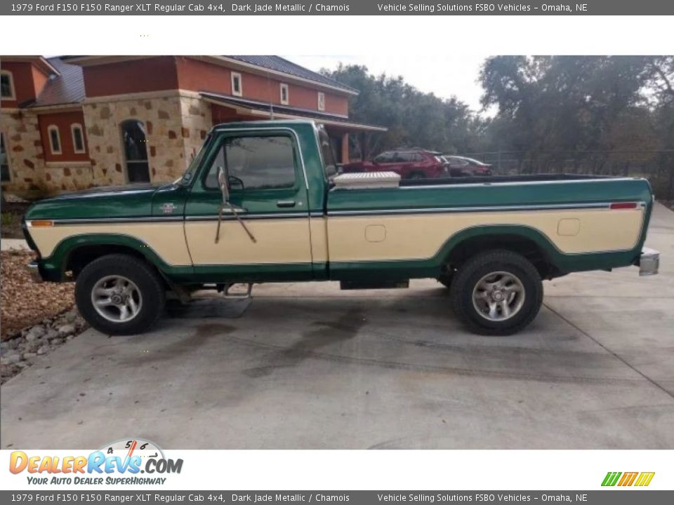 Dark Jade Metallic 1979 Ford F150 F150 Ranger XLT Regular Cab 4x4 Photo #2