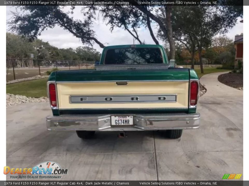 1979 Ford F150 F150 Ranger XLT Regular Cab 4x4 Dark Jade Metallic / Chamois Photo #3