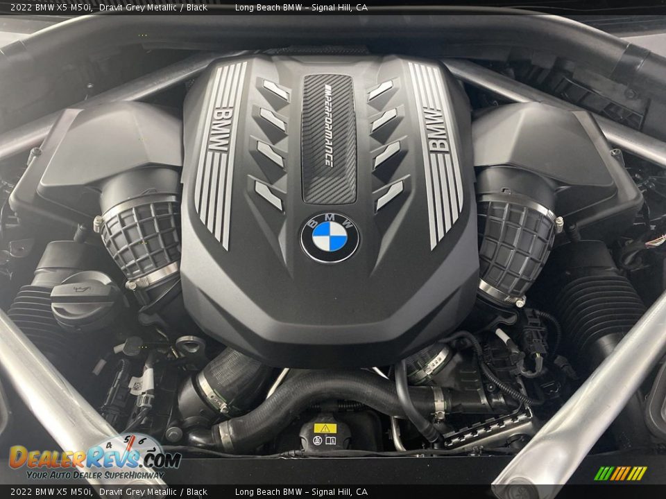 2022 BMW X5 M50i Dravit Grey Metallic / Black Photo #9