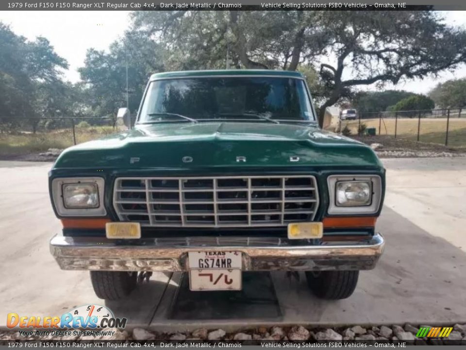 1979 Ford F150 F150 Ranger XLT Regular Cab 4x4 Dark Jade Metallic / Chamois Photo #7