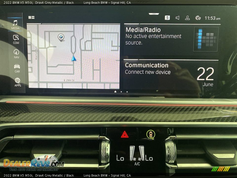 2022 BMW X5 M50i Dravit Grey Metallic / Black Photo #18