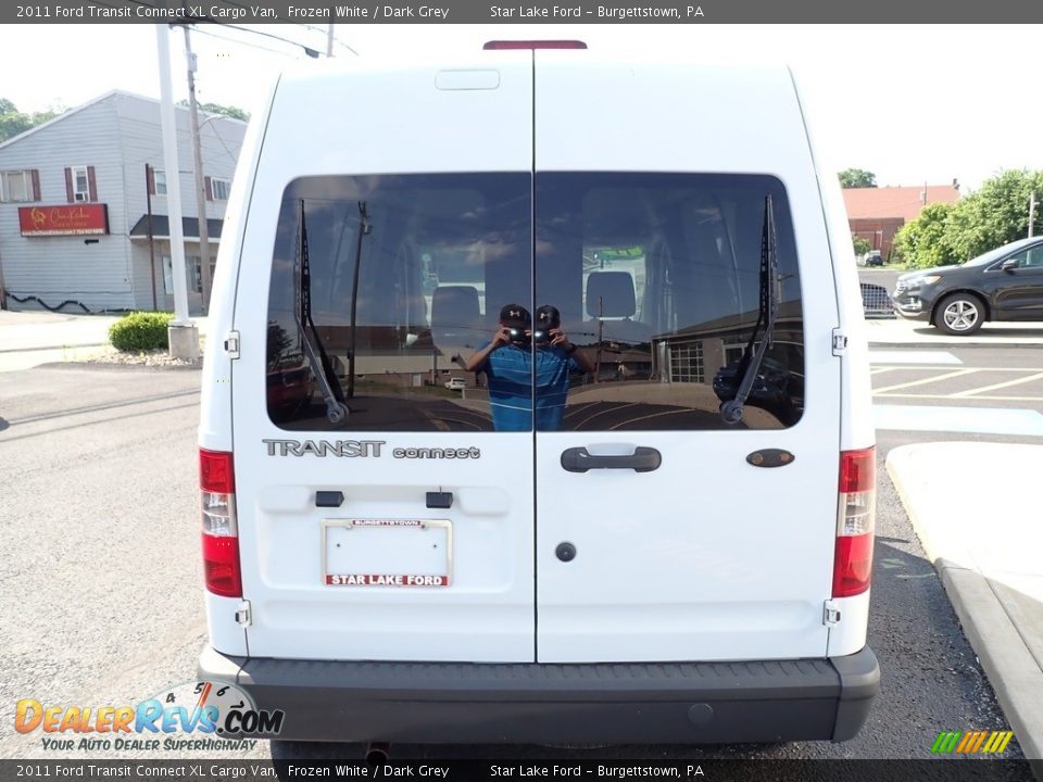 Frozen White 2011 Ford Transit Connect XL Cargo Van Photo #4