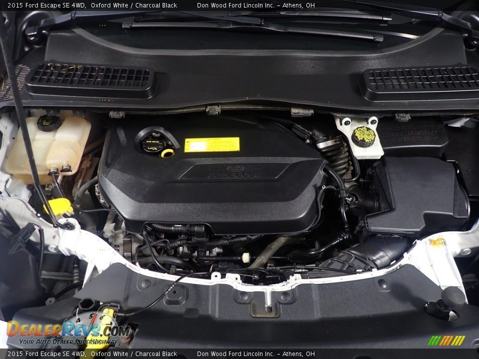 2015 Ford Escape SE 4WD Oxford White / Charcoal Black Photo #7
