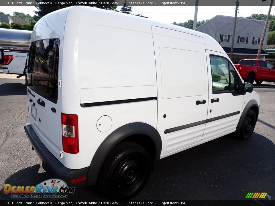 Frozen White 2011 Ford Transit Connect XL Cargo Van Photo #6