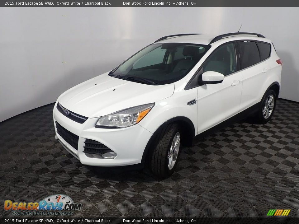 2015 Ford Escape SE 4WD Oxford White / Charcoal Black Photo #9