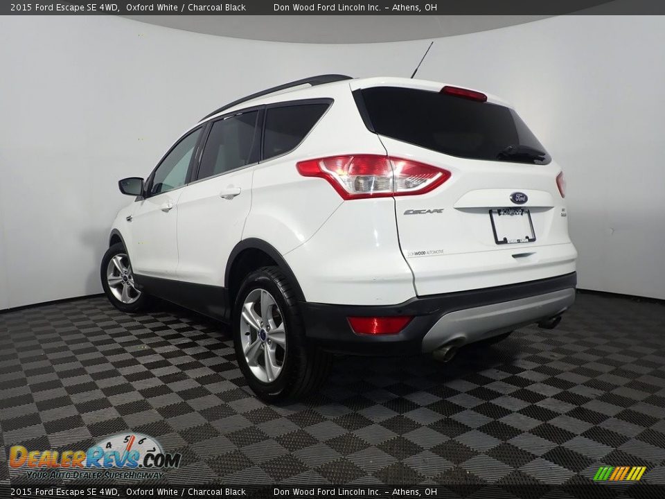 2015 Ford Escape SE 4WD Oxford White / Charcoal Black Photo #11