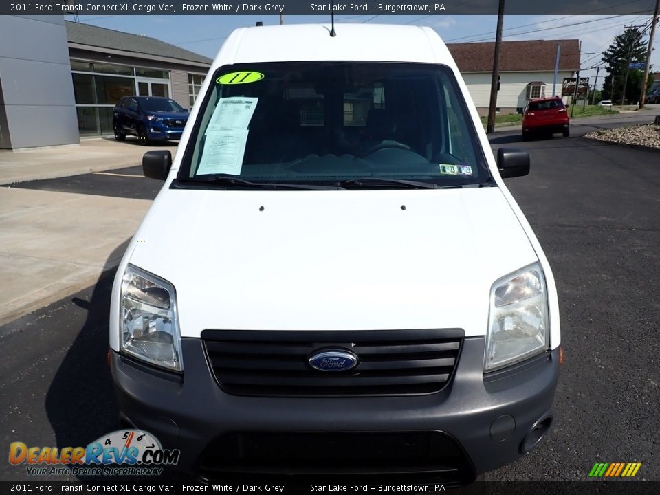 2011 Ford Transit Connect XL Cargo Van Frozen White / Dark Grey Photo #9