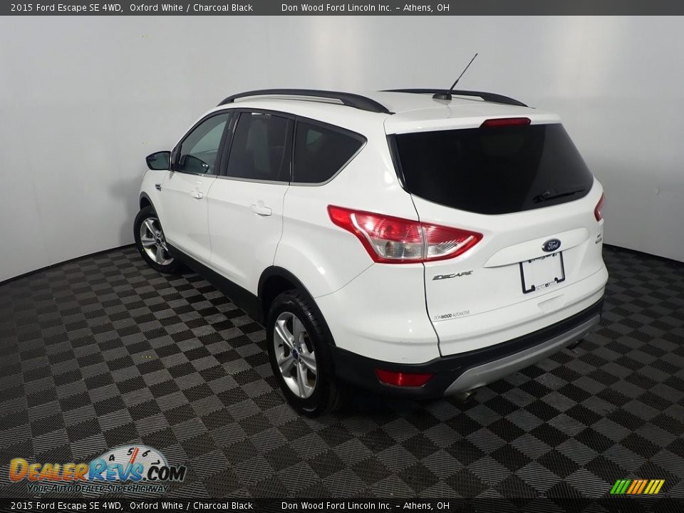 2015 Ford Escape SE 4WD Oxford White / Charcoal Black Photo #12