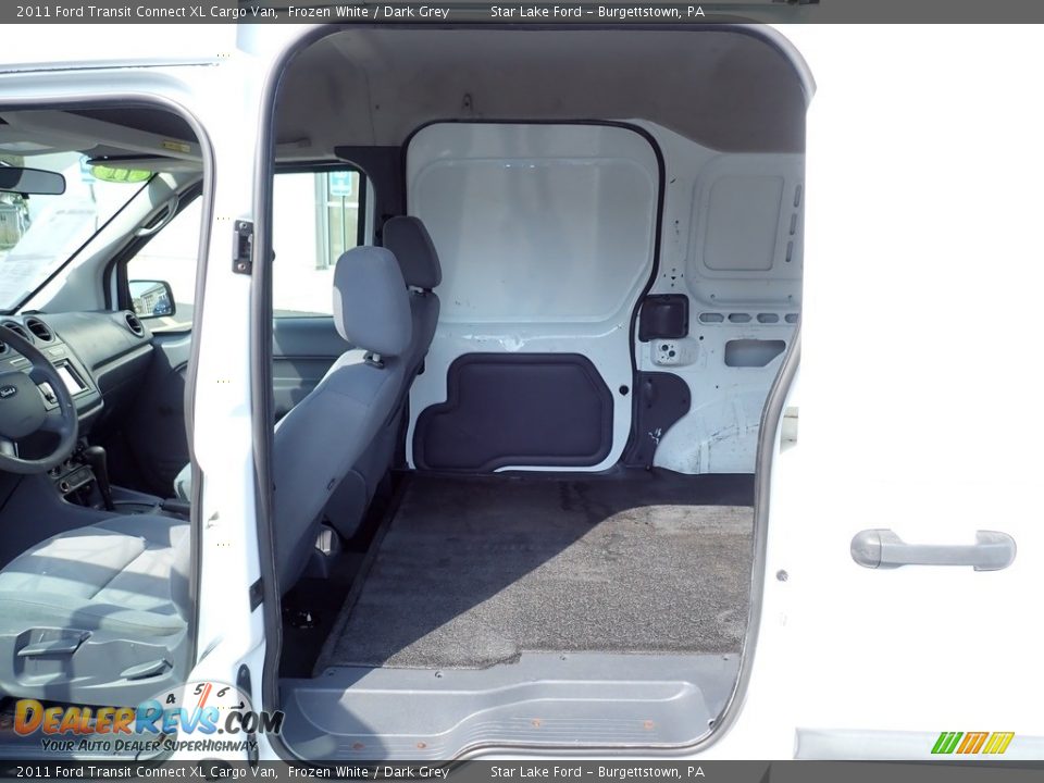 Rear Seat of 2011 Ford Transit Connect XL Cargo Van Photo #11