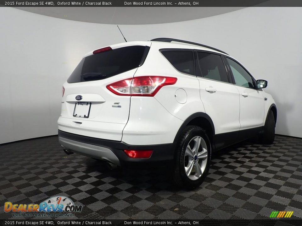 2015 Ford Escape SE 4WD Oxford White / Charcoal Black Photo #16