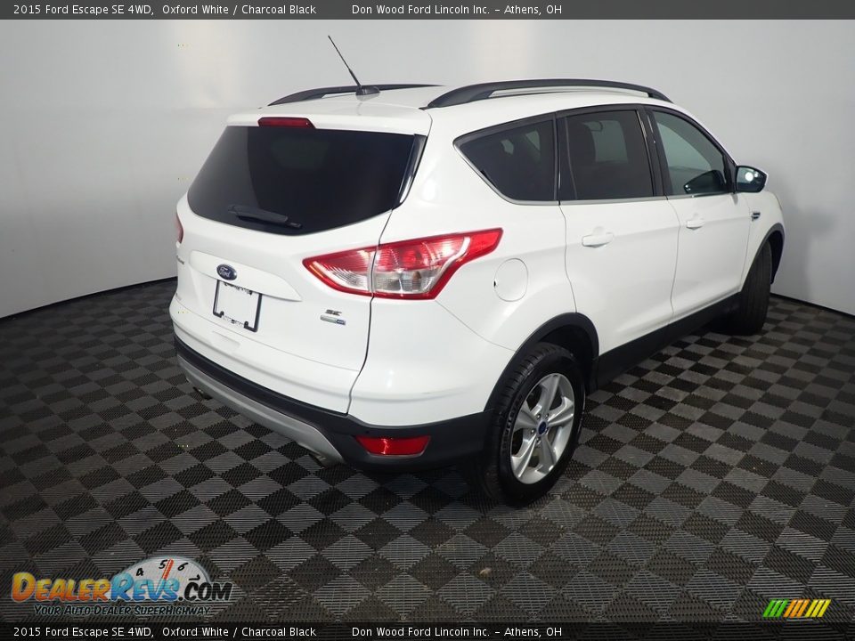 2015 Ford Escape SE 4WD Oxford White / Charcoal Black Photo #17