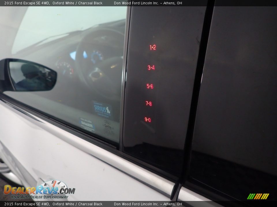 2015 Ford Escape SE 4WD Oxford White / Charcoal Black Photo #20