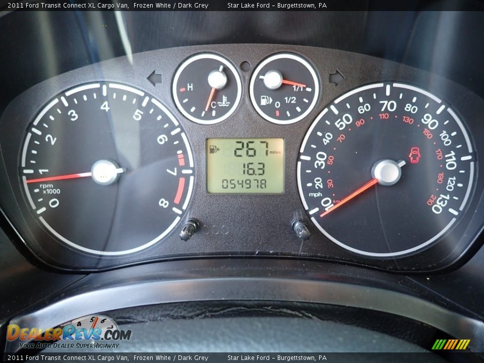 2011 Ford Transit Connect XL Cargo Van Gauges Photo #20