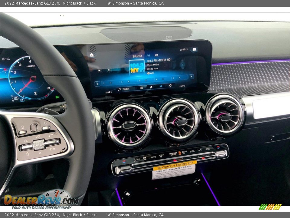 2022 Mercedes-Benz GLB 250 Night Black / Black Photo #7