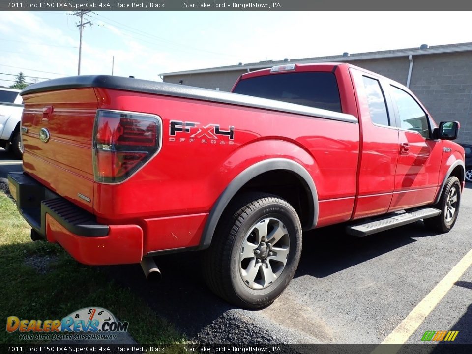 2011 Ford F150 FX4 SuperCab 4x4 Race Red / Black Photo #3