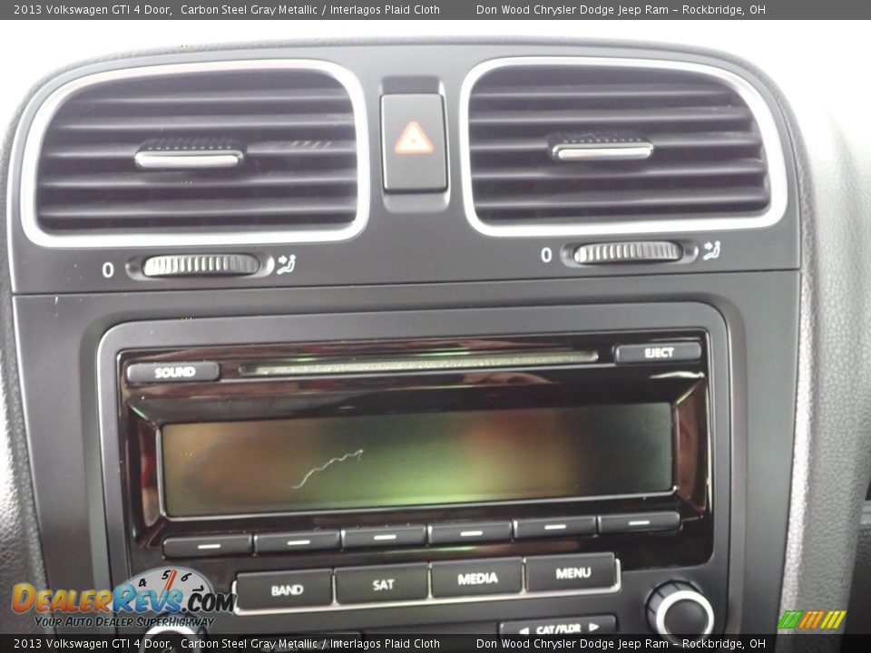 2013 Volkswagen GTI 4 Door Carbon Steel Gray Metallic / Interlagos Plaid Cloth Photo #17