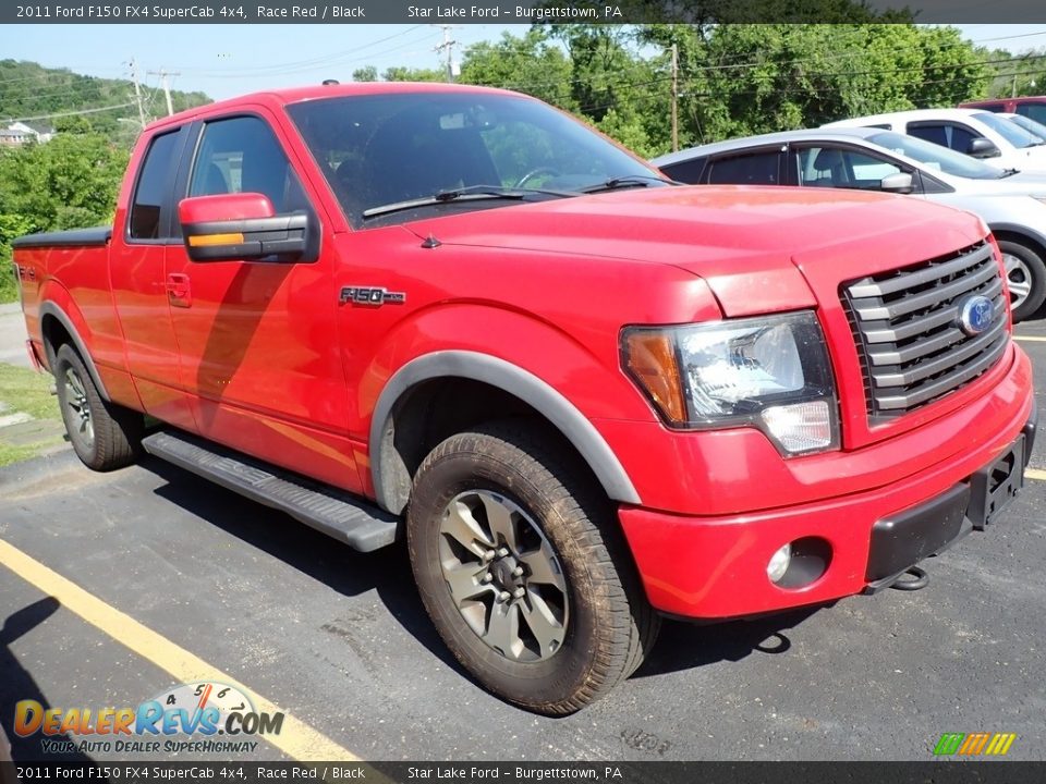 2011 Ford F150 FX4 SuperCab 4x4 Race Red / Black Photo #4