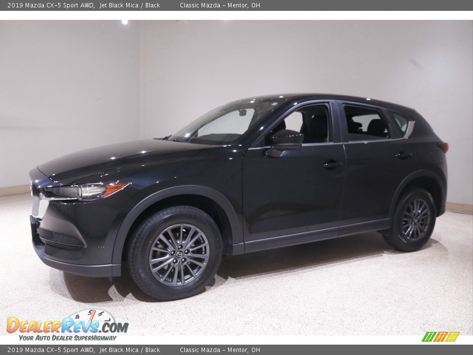 2019 Mazda CX-5 Sport AWD Jet Black Mica / Black Photo #3