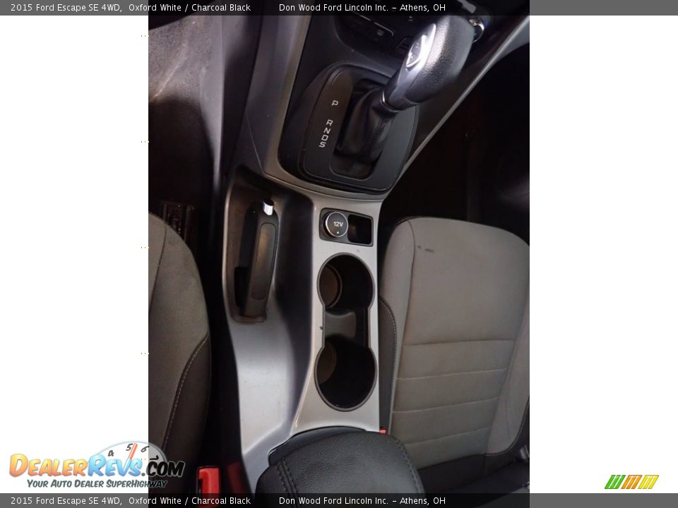 2015 Ford Escape SE 4WD Oxford White / Charcoal Black Photo #33
