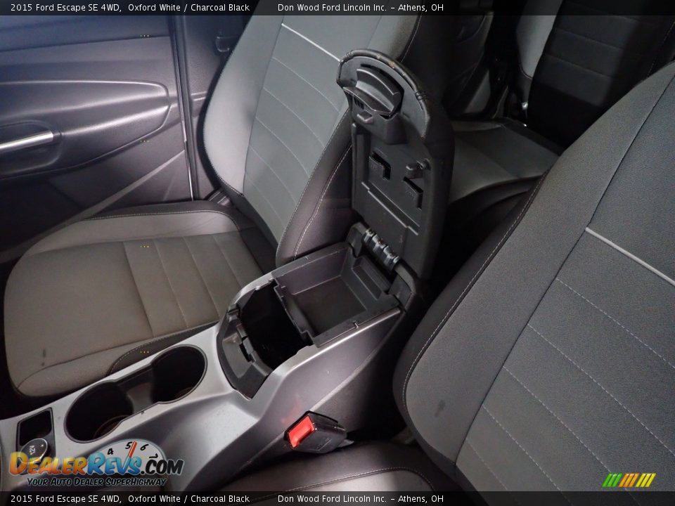 2015 Ford Escape SE 4WD Oxford White / Charcoal Black Photo #34
