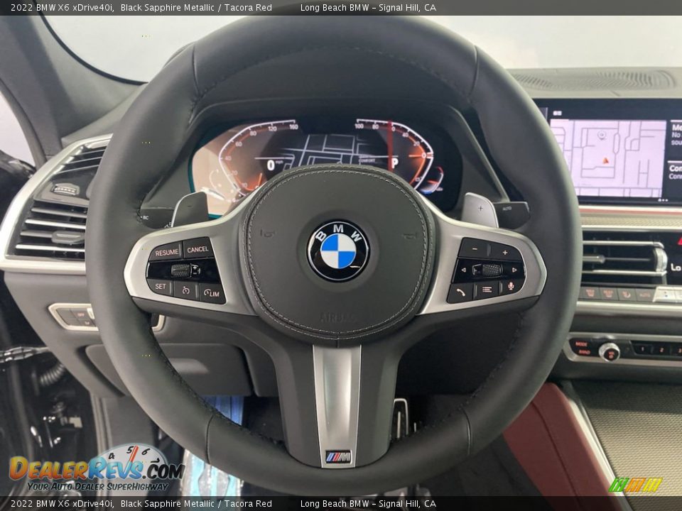 2022 BMW X6 xDrive40i Steering Wheel Photo #14