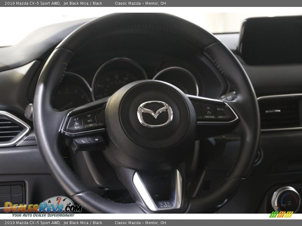 2019 Mazda CX-5 Sport AWD Jet Black Mica / Black Photo #7