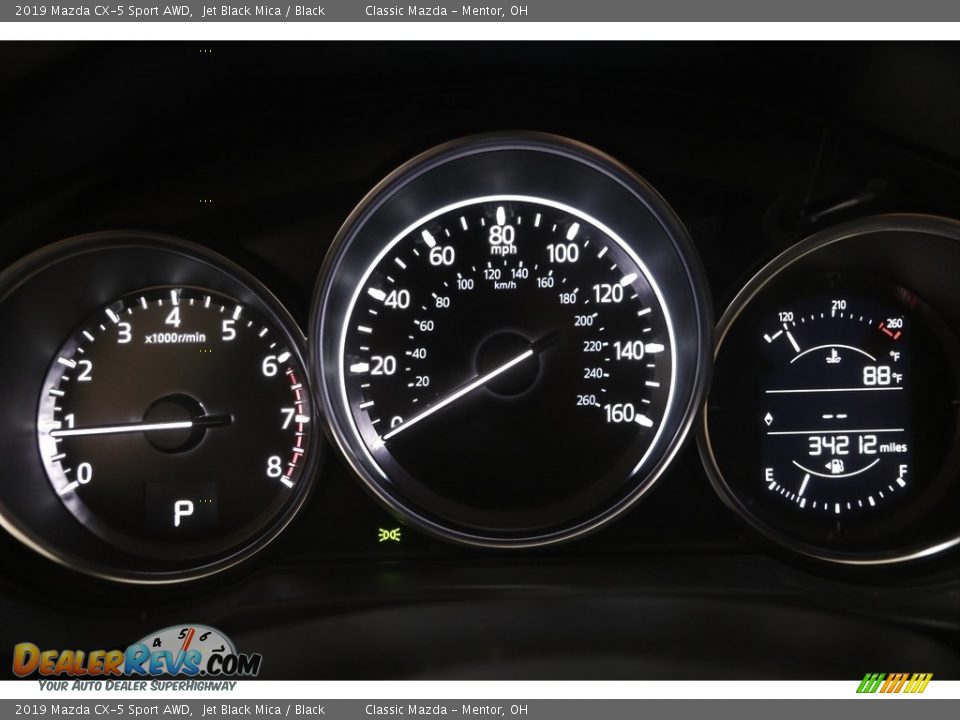 2019 Mazda CX-5 Sport AWD Jet Black Mica / Black Photo #8
