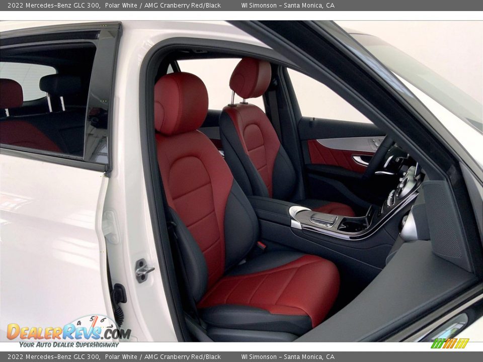 AMG Cranberry Red/Black Interior - 2022 Mercedes-Benz GLC 300 Photo #5