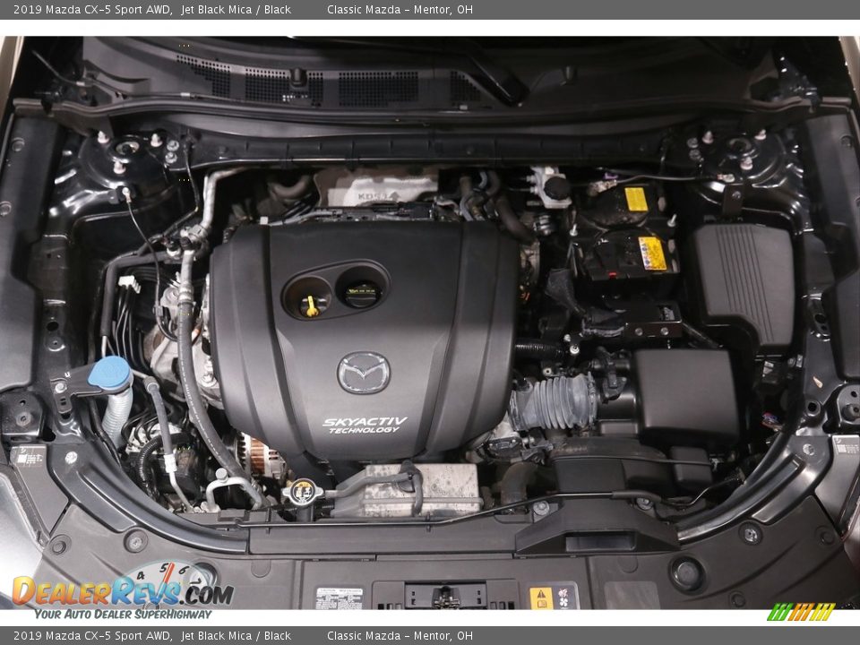 2019 Mazda CX-5 Sport AWD Jet Black Mica / Black Photo #18