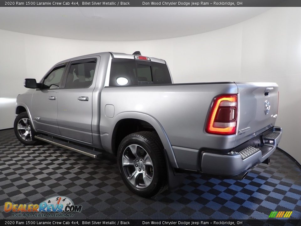 2020 Ram 1500 Laramie Crew Cab 4x4 Billet Silver Metallic / Black Photo #9