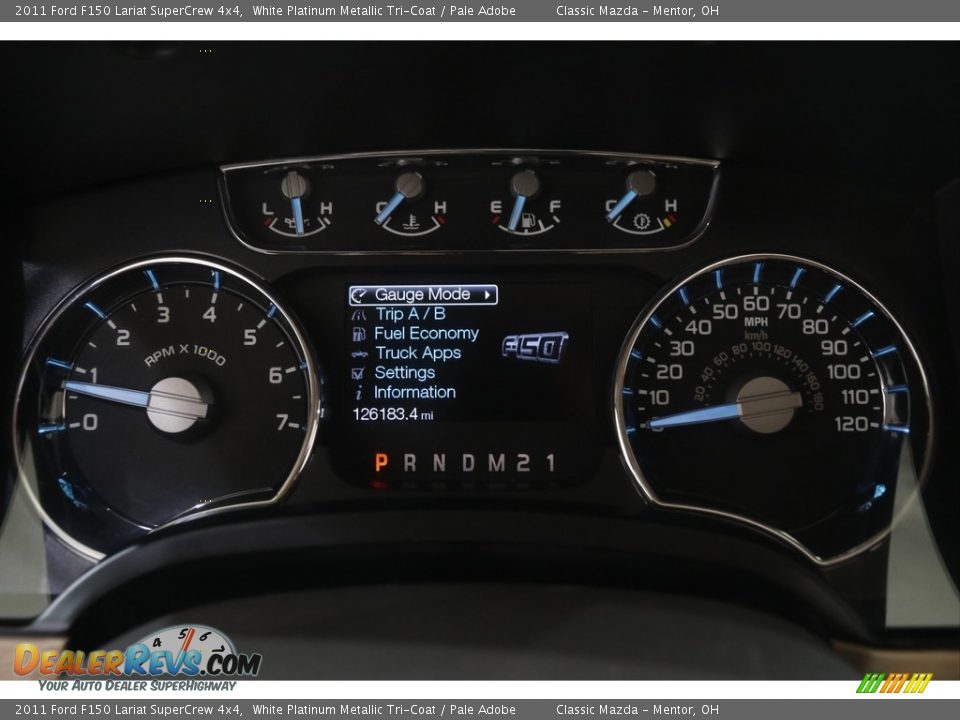 2011 Ford F150 Lariat SuperCrew 4x4 White Platinum Metallic Tri-Coat / Pale Adobe Photo #9