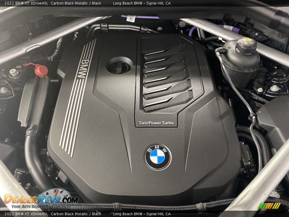 2022 BMW X5 sDrive40i Carbon Black Metallic / Black Photo #9