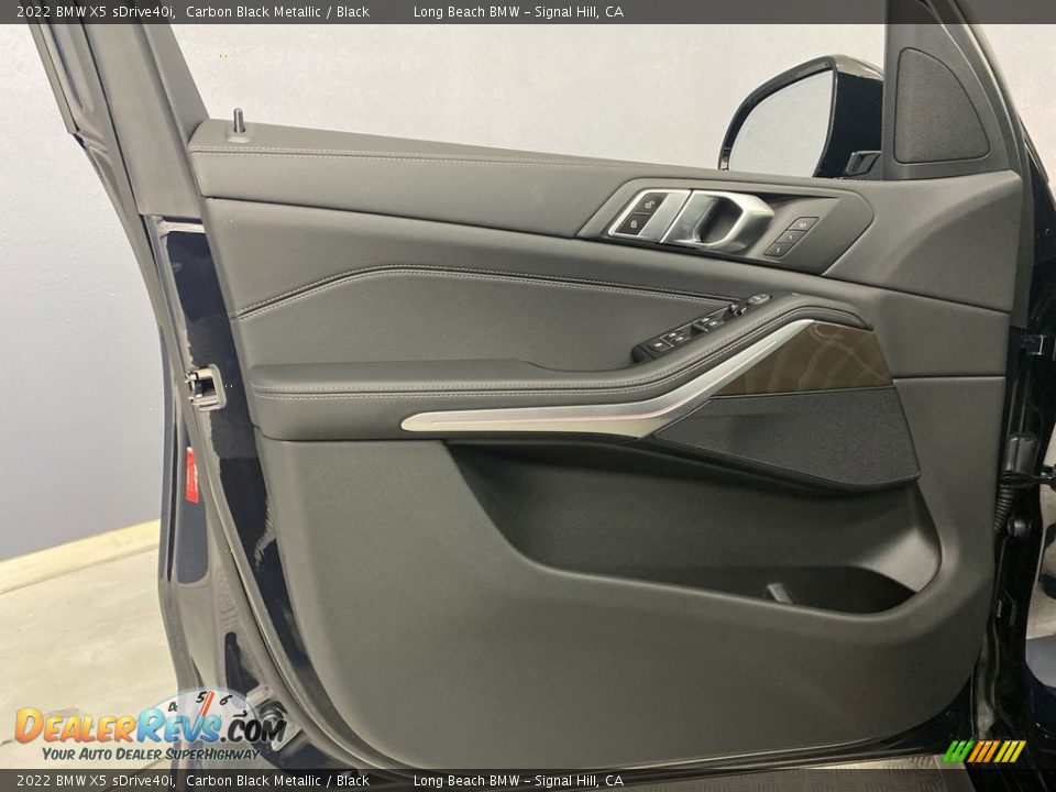 2022 BMW X5 sDrive40i Carbon Black Metallic / Black Photo #10