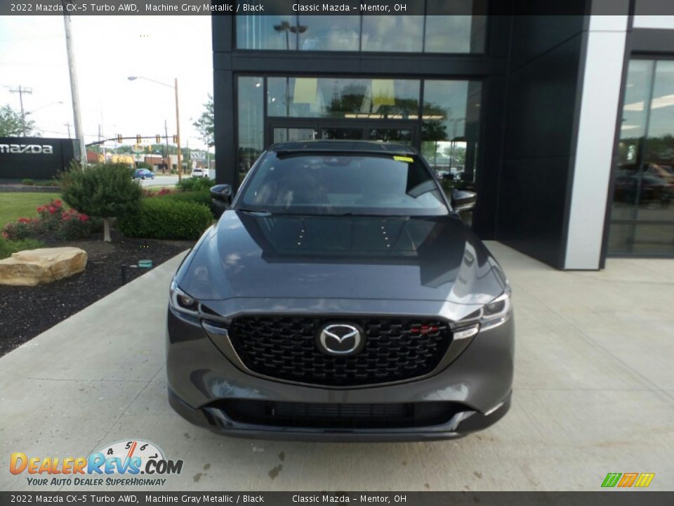 2022 Mazda CX-5 Turbo AWD Machine Gray Metallic / Black Photo #2