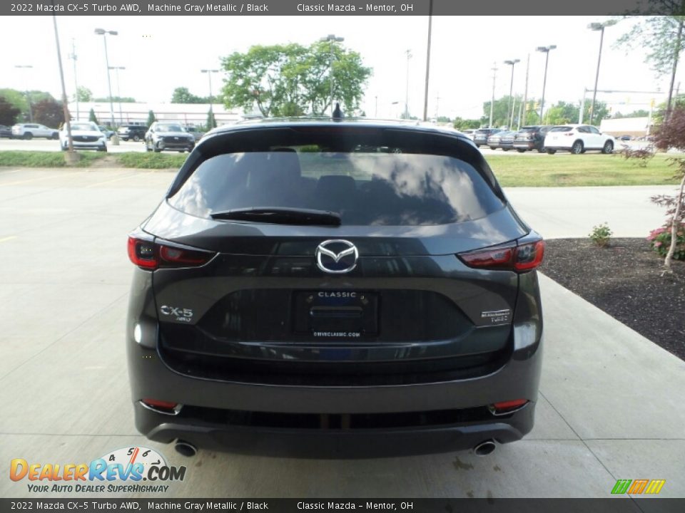 2022 Mazda CX-5 Turbo AWD Machine Gray Metallic / Black Photo #5