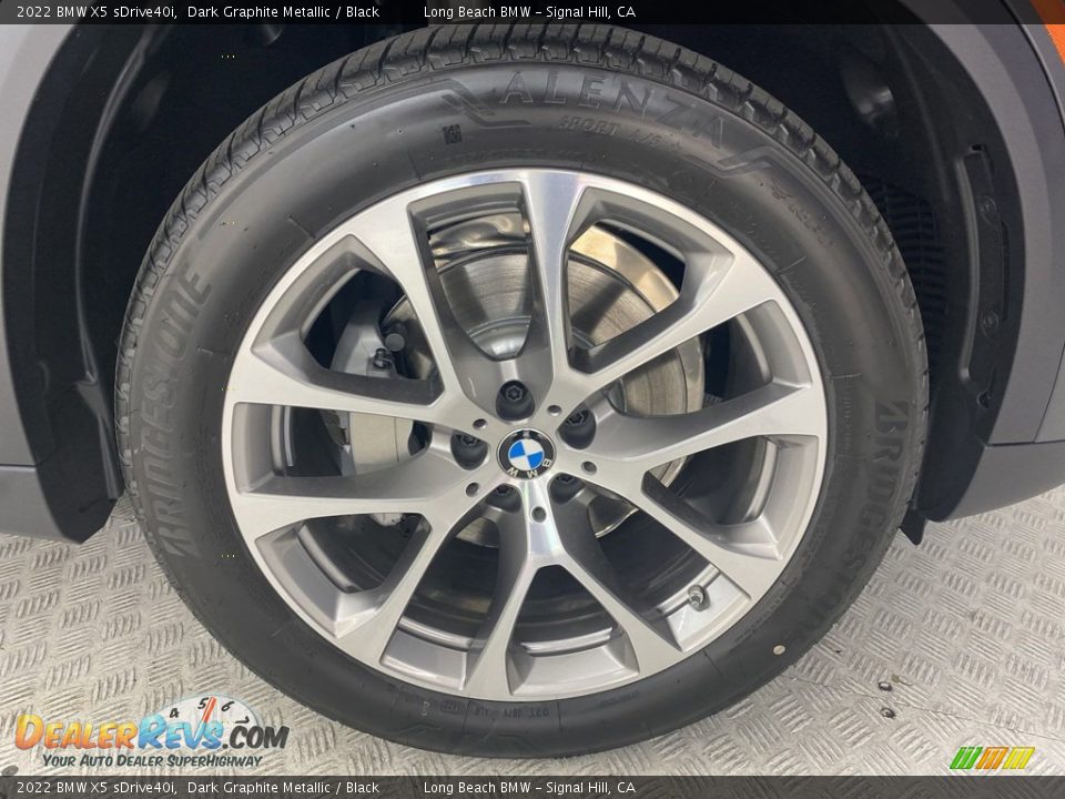2022 BMW X5 sDrive40i Dark Graphite Metallic / Black Photo #3