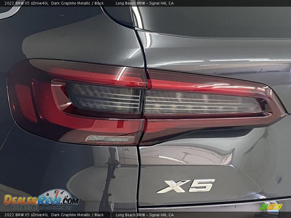 2022 BMW X5 sDrive40i Dark Graphite Metallic / Black Photo #6