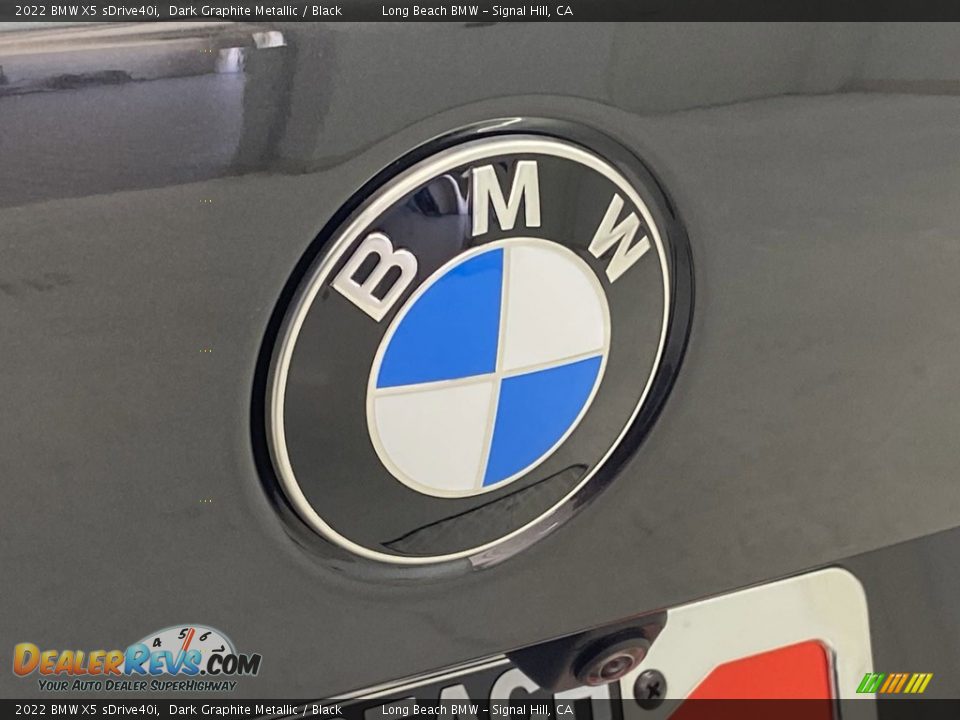 2022 BMW X5 sDrive40i Dark Graphite Metallic / Black Photo #7