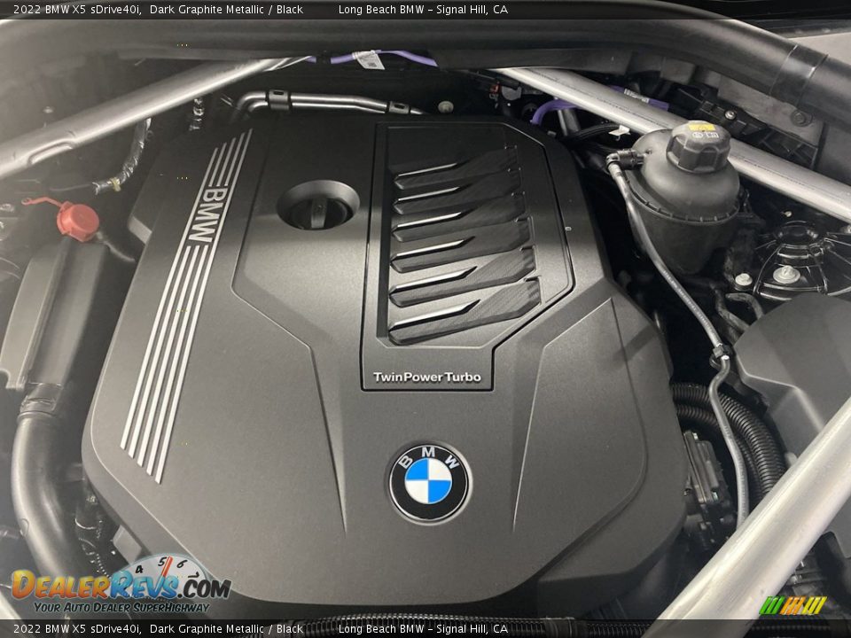 2022 BMW X5 sDrive40i Dark Graphite Metallic / Black Photo #9