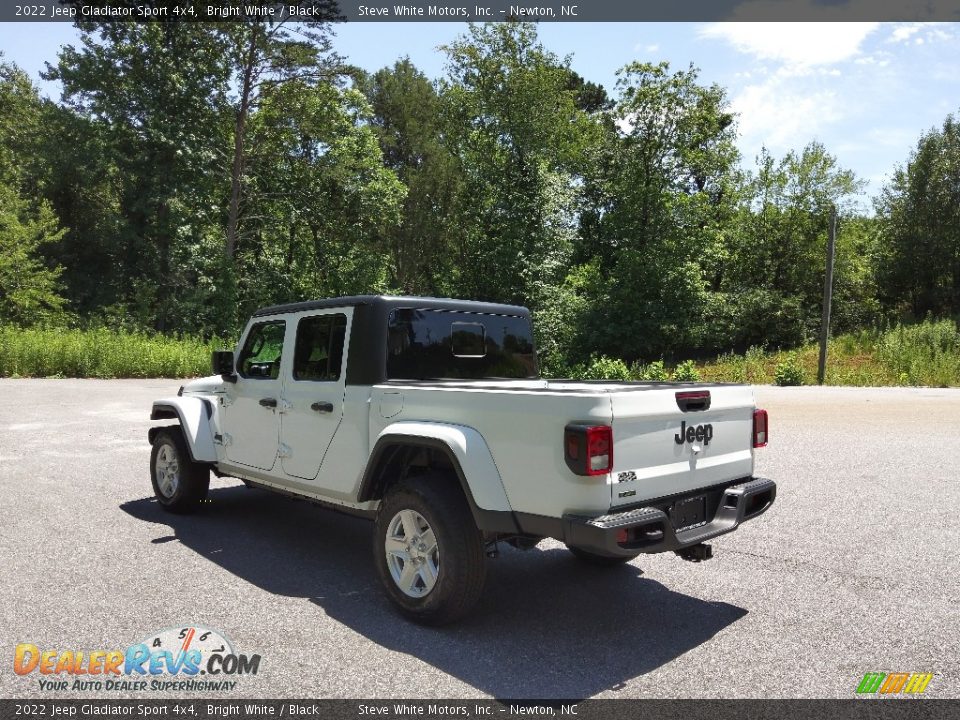 2022 Jeep Gladiator Sport 4x4 Bright White / Black Photo #8