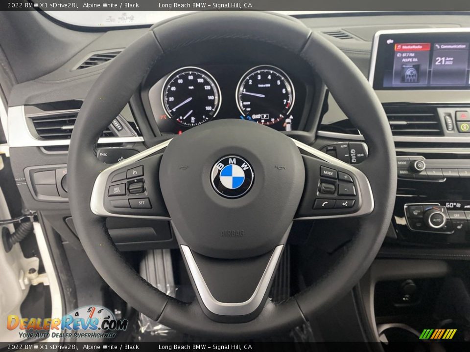 2022 BMW X1 sDrive28i Alpine White / Black Photo #14