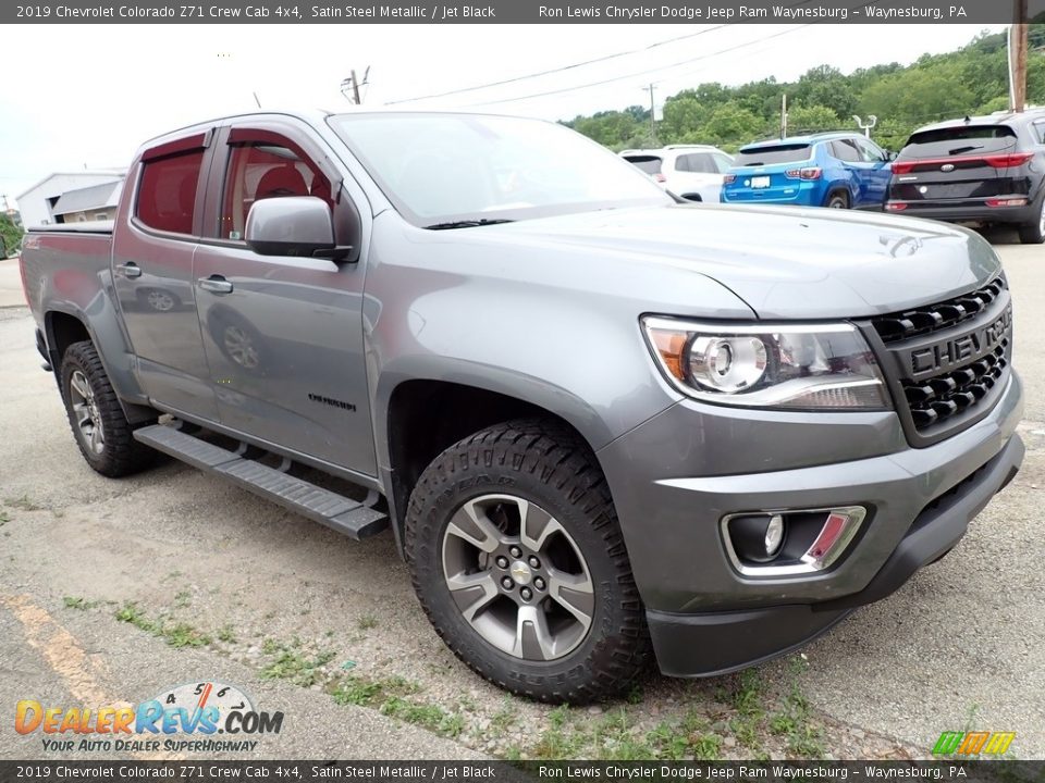 2019 Chevrolet Colorado Z71 Crew Cab 4x4 Satin Steel Metallic / Jet Black Photo #4