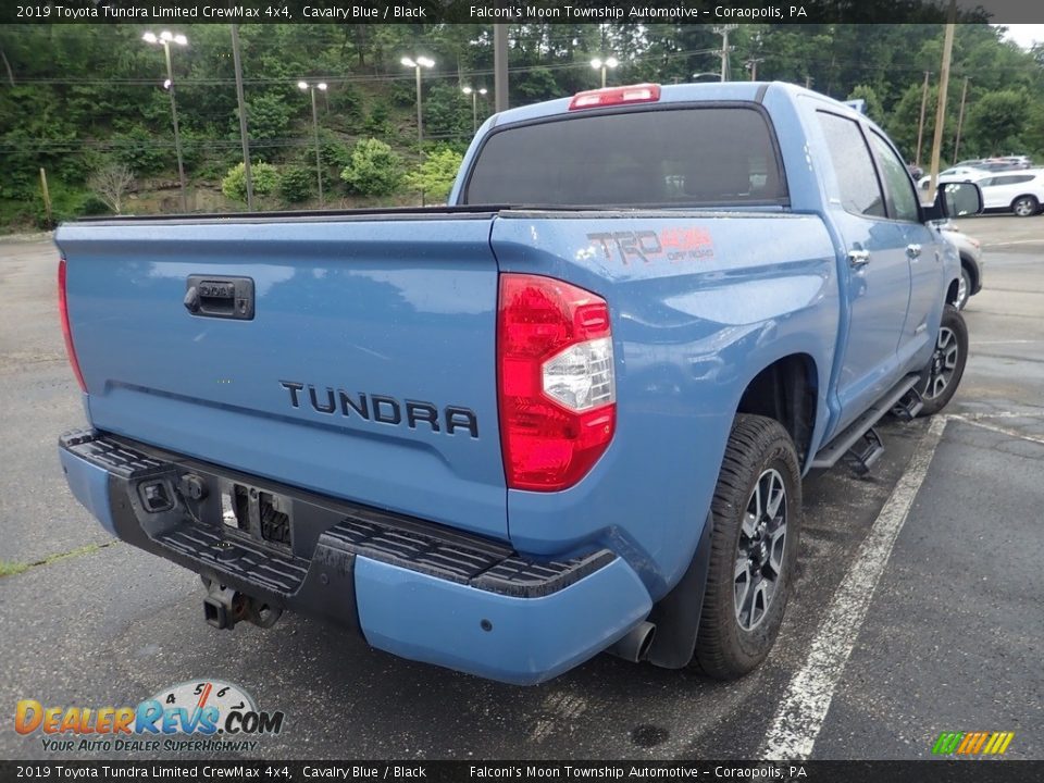 2019 Toyota Tundra Limited CrewMax 4x4 Cavalry Blue / Black Photo #4