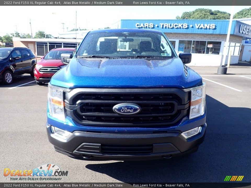 2022 Ford F150 XL Regular Cab 4x4 Atlas Blue Metallic / Medium Dark Slate Photo #3
