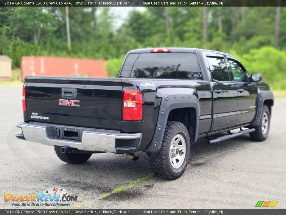 2014 GMC Sierra 1500 Crew Cab 4x4 Onyx Black / Jet Black/Dark Ash Photo #5