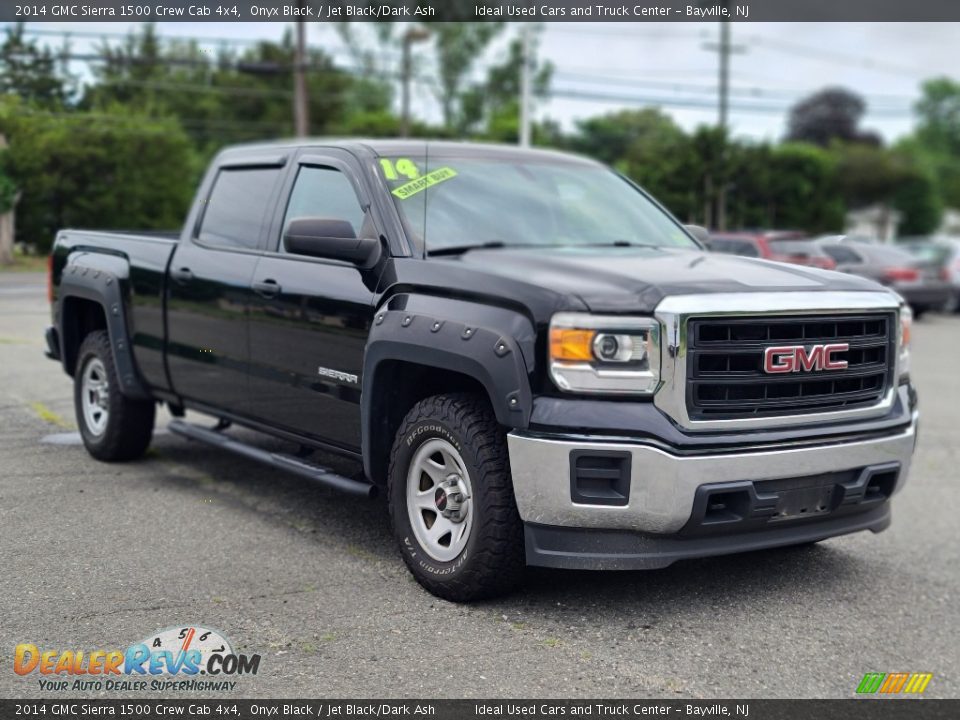 2014 GMC Sierra 1500 Crew Cab 4x4 Onyx Black / Jet Black/Dark Ash Photo #7