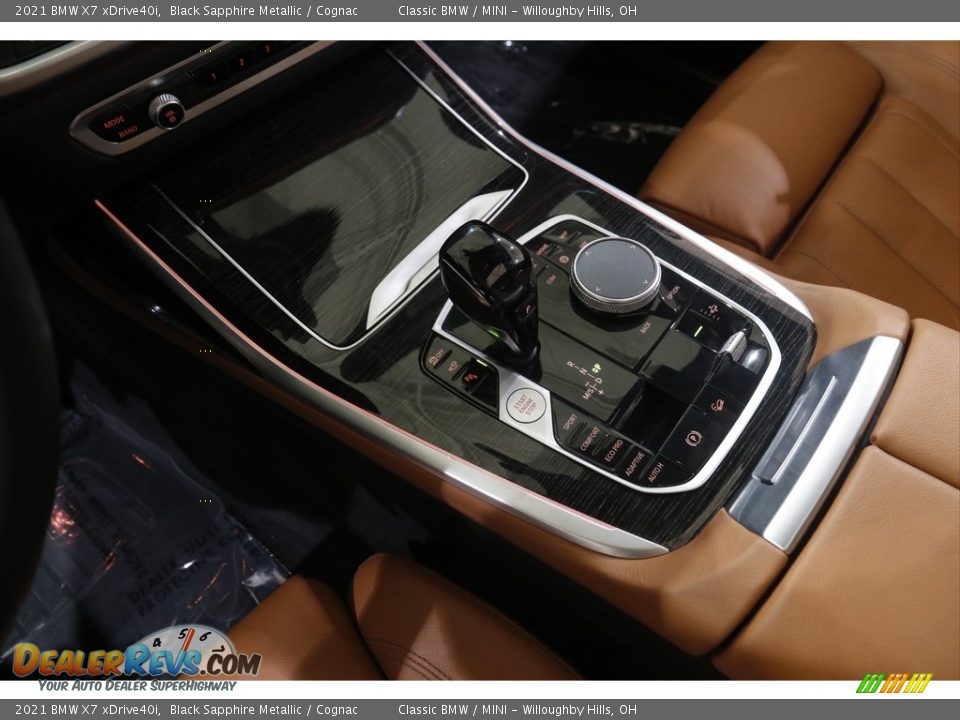 2021 BMW X7 xDrive40i Black Sapphire Metallic / Cognac Photo #15